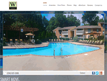 Tablet Screenshot of livewildwoodapts.com